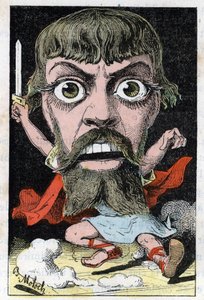 Retrato del actor Mount-Sully (Jean Sully Mounet, Mounet Sully) de Moloch