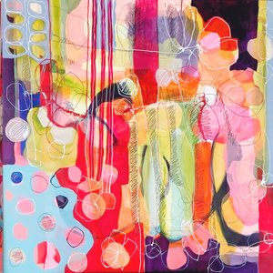 Energía abstracta y vibrante de Monika Riethmueller