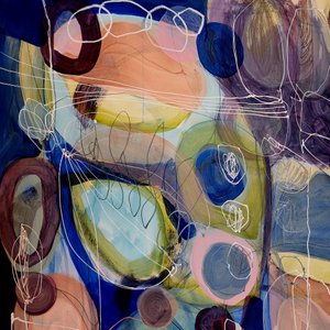 Formas abstractas orgánicas llenas de vida de Monika Riethmueller