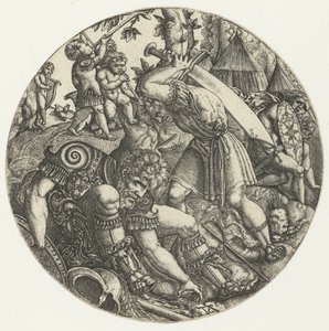 David en Goliath de Monogrammist AC