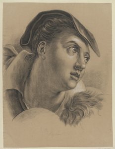 Cabeza de mujer, a la derecha
l