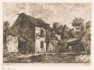 Granja de Monogrammist ADL (graveur)