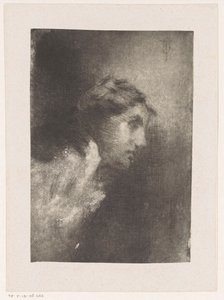 cabeza de mujer de Monogrammist CR (Spanje)