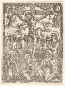 Crucifixión de Cristo de Monogrammist LA