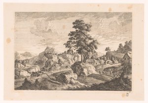paisaje montañoso con casas