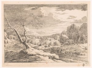 paisaje de invierno de Monogrammist MEG