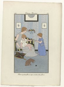 Journal des Dames et des Modes, Costumes Parisiens, 1914, nº 137: Robe de petite fill (...) de Monogrammist MFN