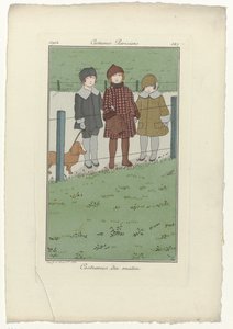 Journal des Dames et des Modes, Costumes Parisiens, 1914, nº 147: Costumes du matin de Monogrammist MFN