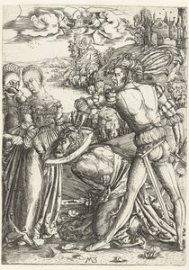 Decapitación de Juan el Bautista de Monogrammist MZ