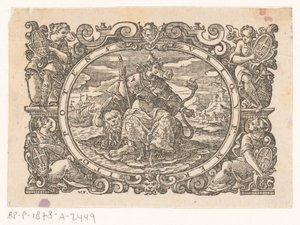 Ciudad Virgen de Venecia de Monogrammist VF (graveur)