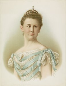 Retrato de Guillermina, Reina de los Países Bajos de Monogrammist WG