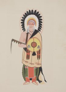 Panel #3, c.1934 de Monroe Tsatoke