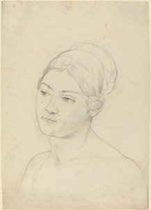 Cabeza de una Joven de Moritz Daniel Oppenheim