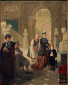 Visitantes del museo de Moritz Daniel Oppenheim