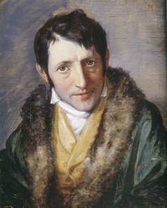 Retrato de Carl Ludwig Börne, 1833 de Moritz Daniel Oppenheim