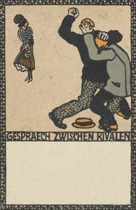 Conversación entre rivales, 1907 de Moritz Jung