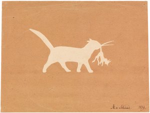 Gato pequeño diablo, 1859 de Moritz Ludwig von Schwind