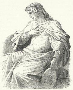 Wolfram von Eschenbach, caballero y poeta alemán de Moritz Ludwig von Schwind