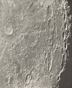 Fotografía lunar Blancanus - Tycho - Schiller,1899 (foto)