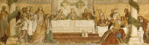 Detalle del fresco del Landgrave, Castillo de Wartburg, c.1855 de Moritz Ludwig von Schwind