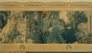 La bella Melusina: IV El juramento de Moritz Ludwig von Schwind