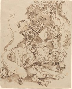 San Jorge y el Dragón de Moritz Ludwig von Schwind