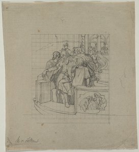 El Rey de Thule, segundo o tercer cuarto del siglo XIX de Moritz Ludwig von Schwind