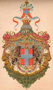 Escudo de armas del Reino de Italia, c1933