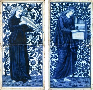 Un conjunto de cuatro piezas de William Morris Co, c.1900 de Morris and Company