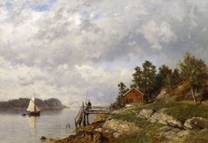 De Larkollen (óleo sobre lienzo) de Morten Muller