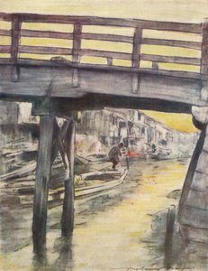 Un Canal en Osaka, c1887
