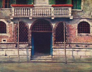 Una puerta, Venecia de Mortimer L Menpes