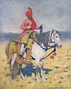 Un famoso caballo bailarín - Campamento de los jefes de Bombay
