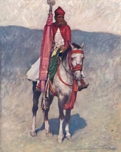 Un jinete de Jaipur, 1903 de Mortimer L Menpes