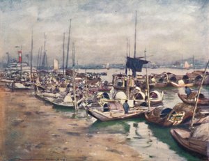 Una escena de río, 1903 de Mortimer L Menpes