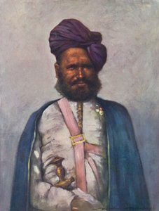 Un retenedor real de Rajgarh, 1903 de Mortimer L Menpes