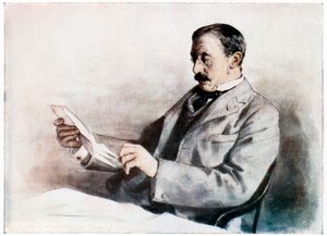 Alfred Milner, 1er Vizconde Milner, estadista británico, principios del siglo XX de Mortimer L Menpes