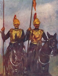 Guardia personal de Su Alteza Dogra Sowar Kashmir, 1903 de Mortimer L Menpes