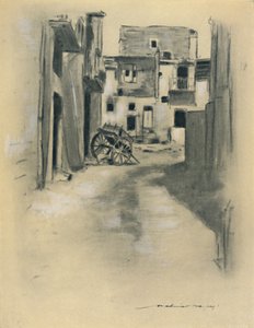 Casas abandonadas, 1903 de Mortimer L Menpes