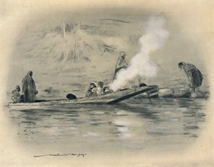 Familia de tribu nómada, 1903 de Mortimer L Menpes