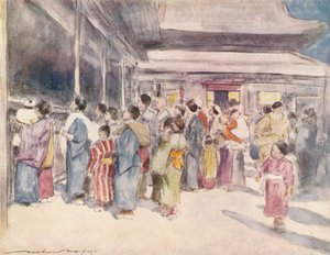 Espectadores, c. 1887, 1901 de Mortimer L Menpes