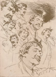Estudio de retrato, c1880, 1904