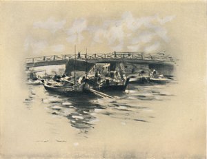 El río Ogara en Tokio, 1903