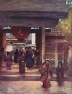 El camino al templo, c. 1887, 1901 de Mortimer L Menpes