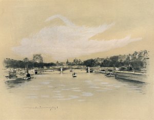El Sena en París, 1903 de Mortimer L Menpes
