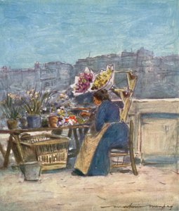 Un Puesto de Flores de Mortimer Ludington Menpes