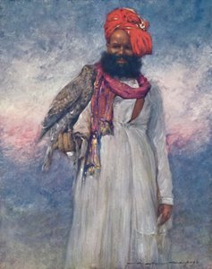 Un halconero de Rajgarh, 1903 de Mortimer Ludington Menpes