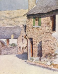 En Rochefort-en-Terre (litografía en color)