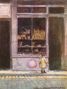 Tienda de pan cerca del mercado central de Mortimer Ludington Menpes