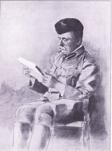 Coronel French, ilustración de Después de Pretoria: La Guerra de Guerrillas, 1902
